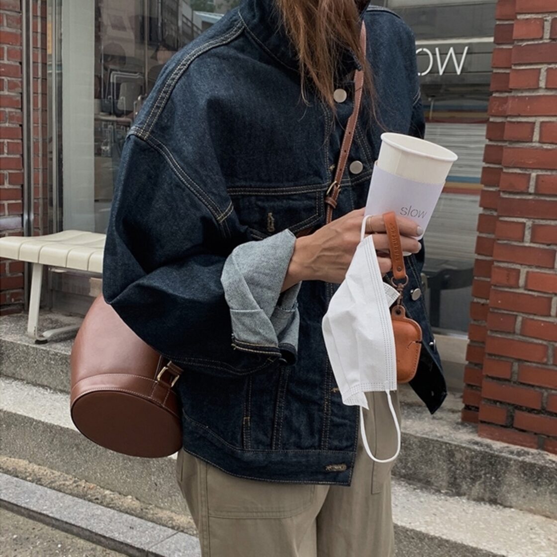 NATURAL WEAR デニムジャケット L 濃紺 90sライク アウター レディース 
