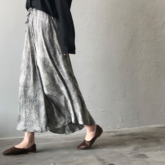 レオパードロングスカート　200699