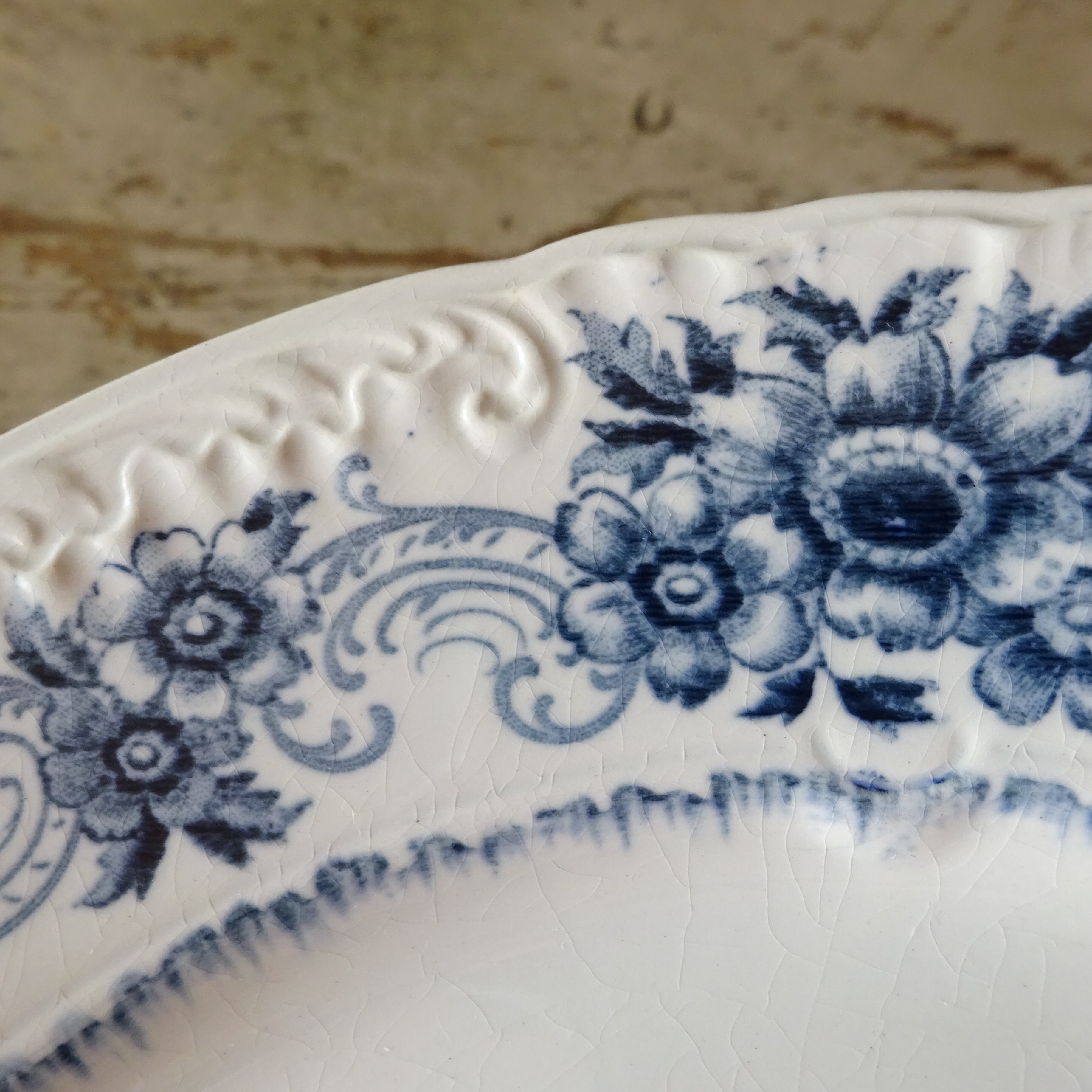 【 Nouveauté 】☆U & C SARREGUEMINES modèle《AÏDA》assiette plate (B)