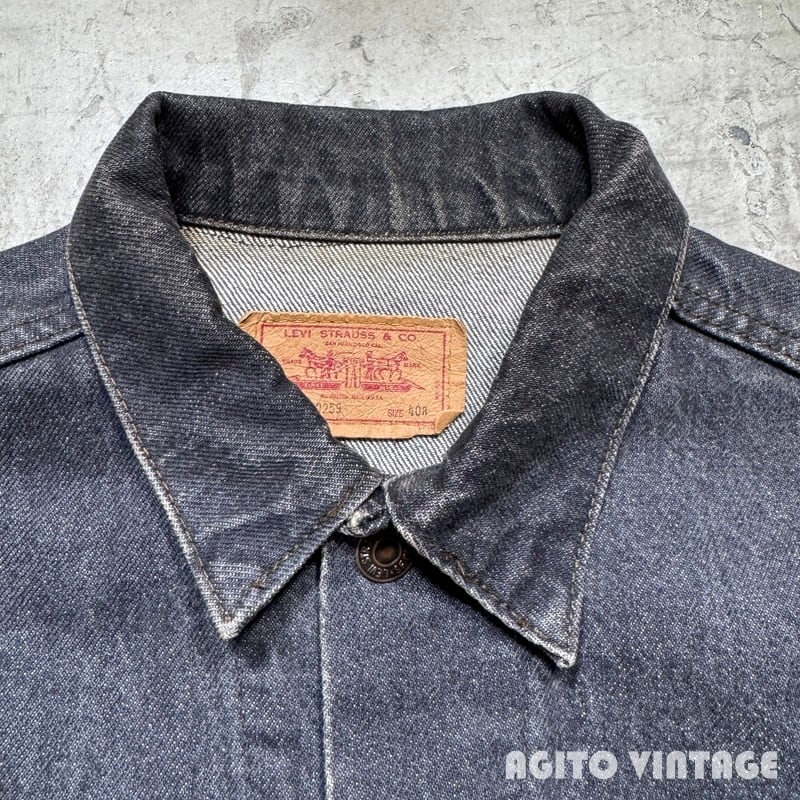80's ~ Levi's 70506-0259 リーバイス ブラックデニムジャケット