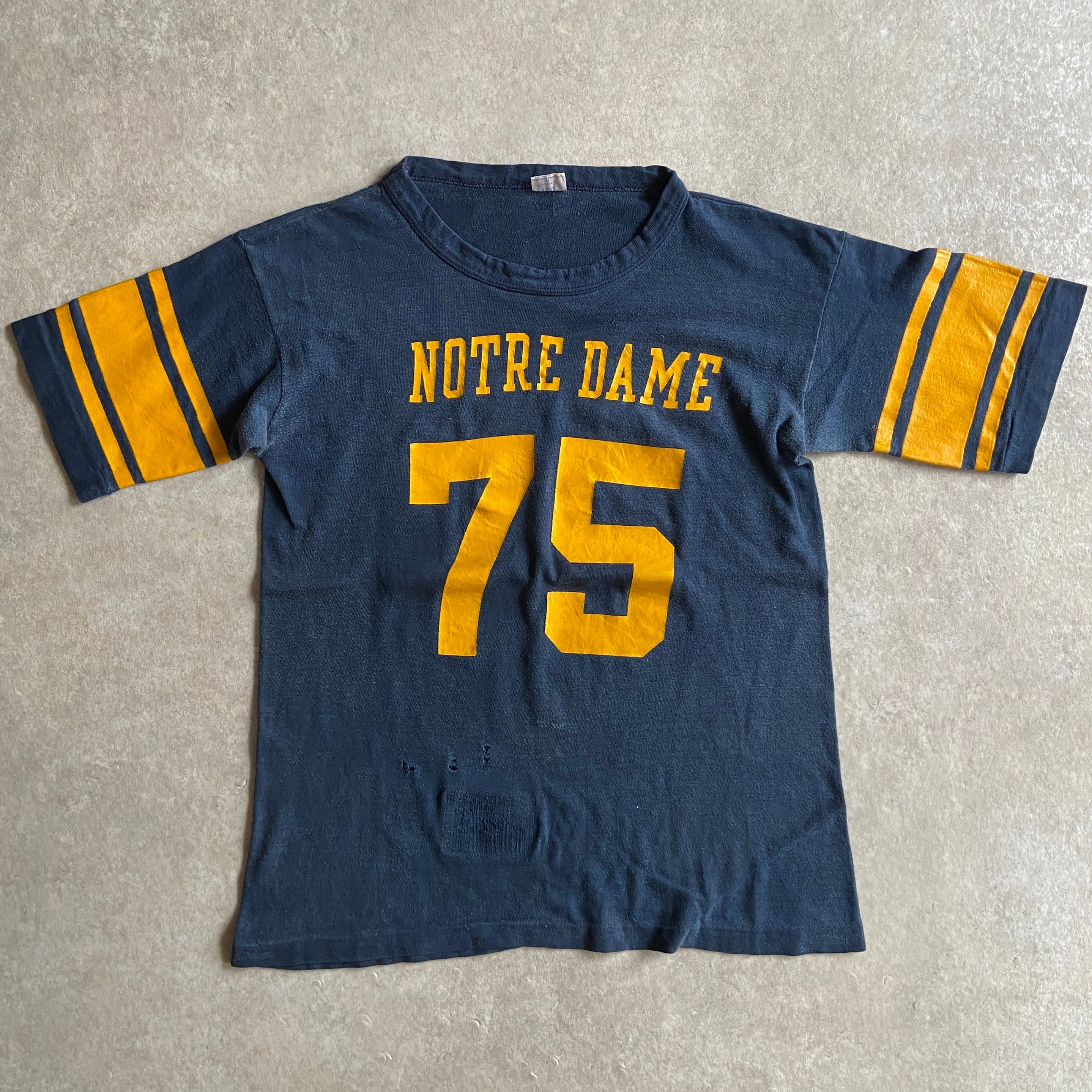 1970s Champion Football Tee L Made in USA H515