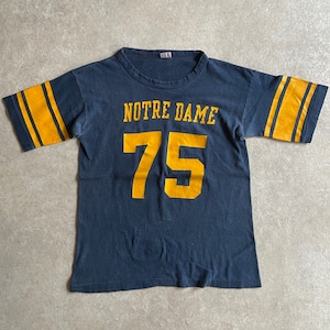 1970s Champion Football Tee L Made in USA H515