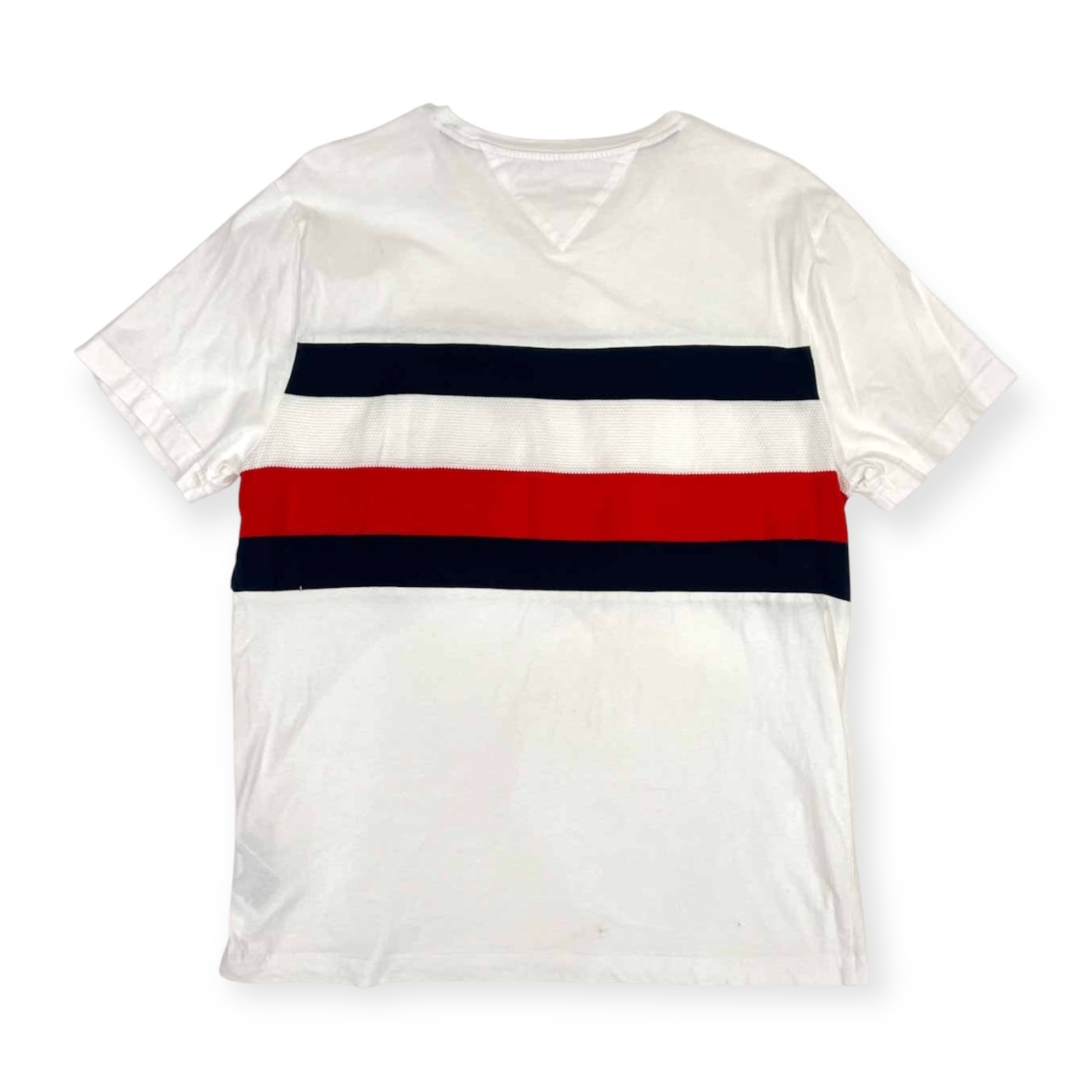 TOMMY HILFIGER トミーヒルフィガー 半袖 Tシャツ L /白 ホワイト/メンズ