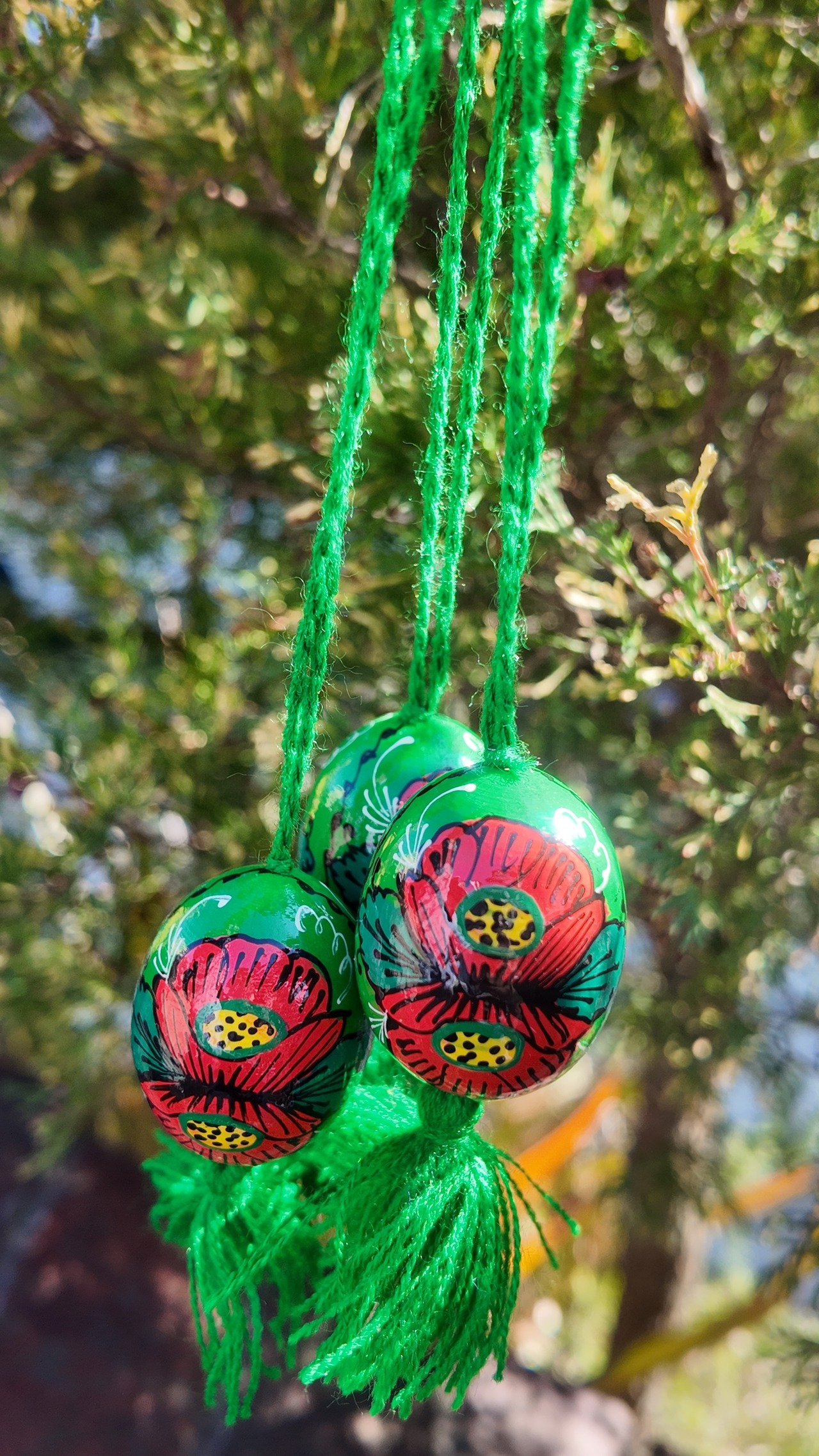 装飾用木製プィサンカ　小（イースターエッグ）　コロミヤモデル　 - 7