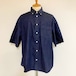 「備後」8oz Denim BD BOX-A Line S/S Shirts Dark Indigo