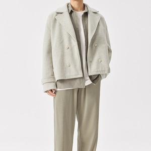 ゆったりカジュアルダブルショートジャケット　952