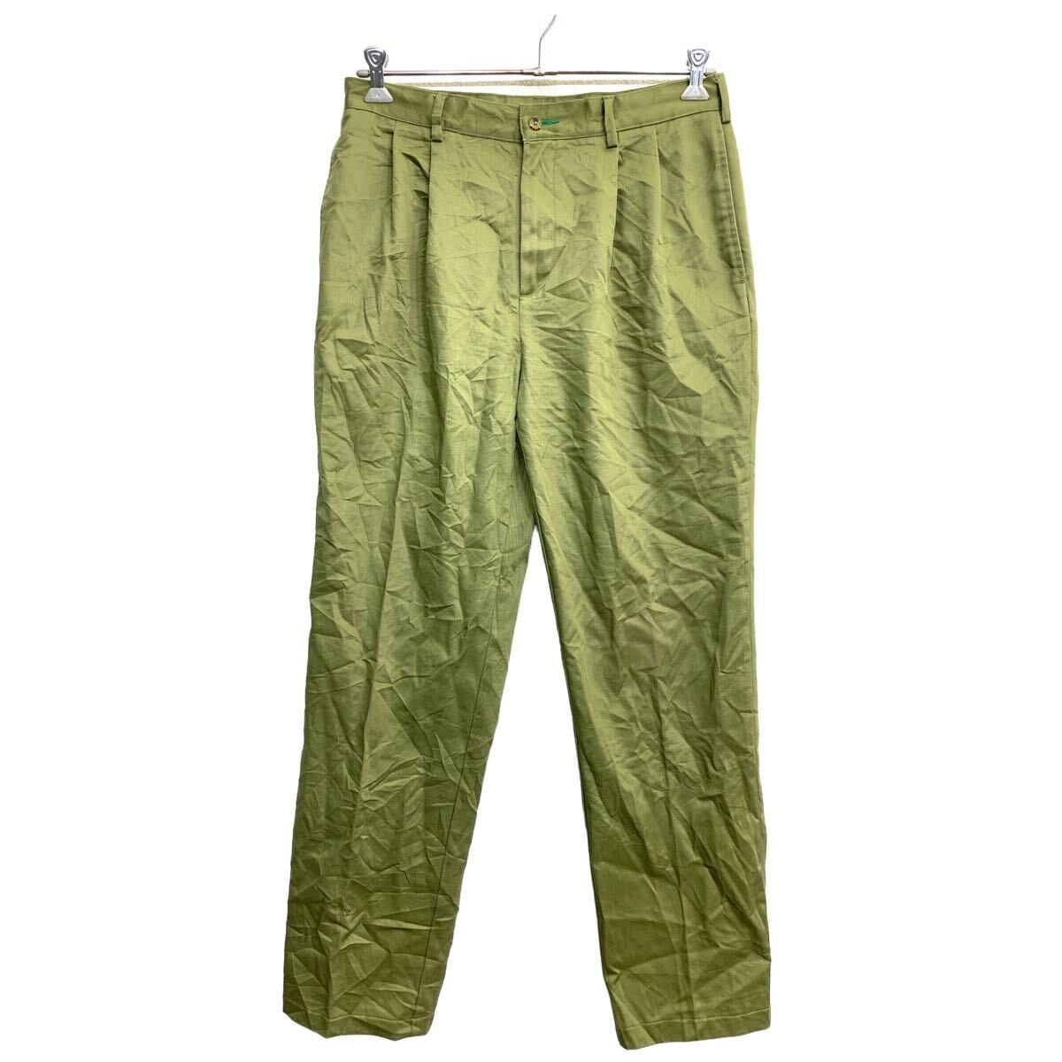TOMMY HILFIGER チノパン W34 トミーヒルフィガー タックパンツ