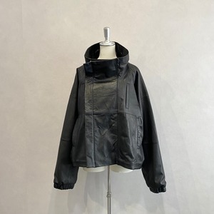 ※予約 standneck lambleather seam jaket【HYPOCRITE】