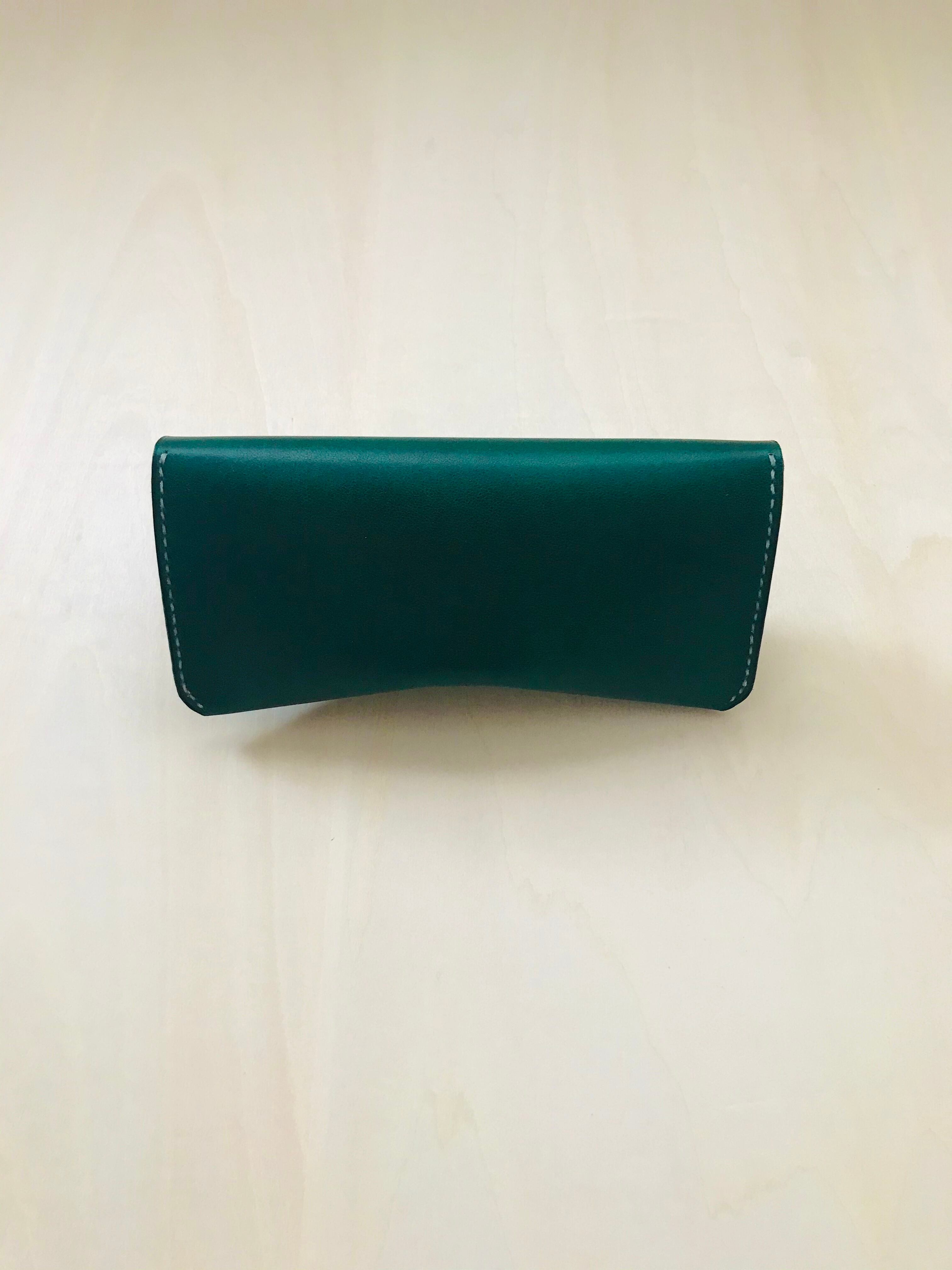 メガネケース （dark green） | 春原製作所