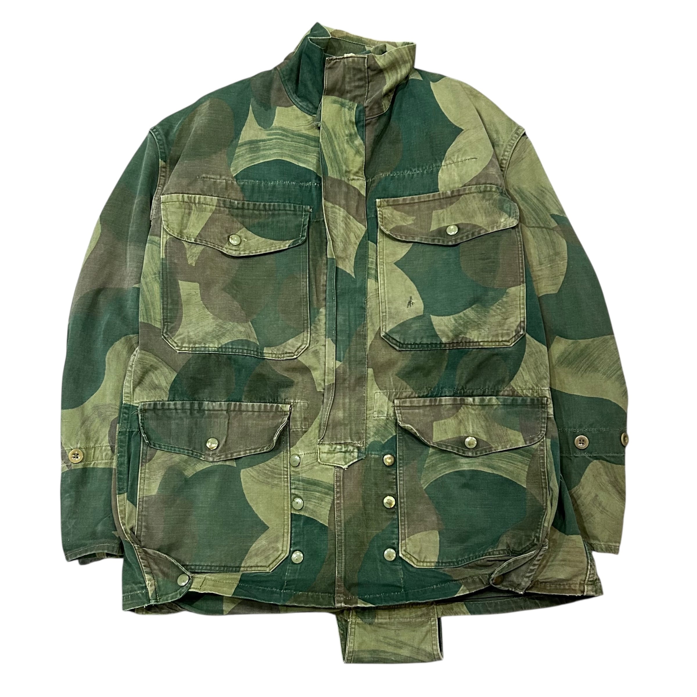 【古着】50's Belgian Armed Forces Brushstroke Camouflage Smog