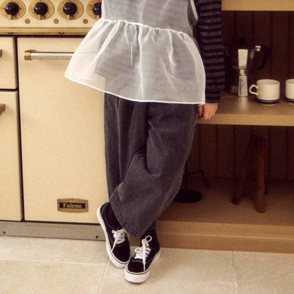 «Sold out»«ジュニアサイズあり» By MiMi ベンディングデニムパンツ 2colors