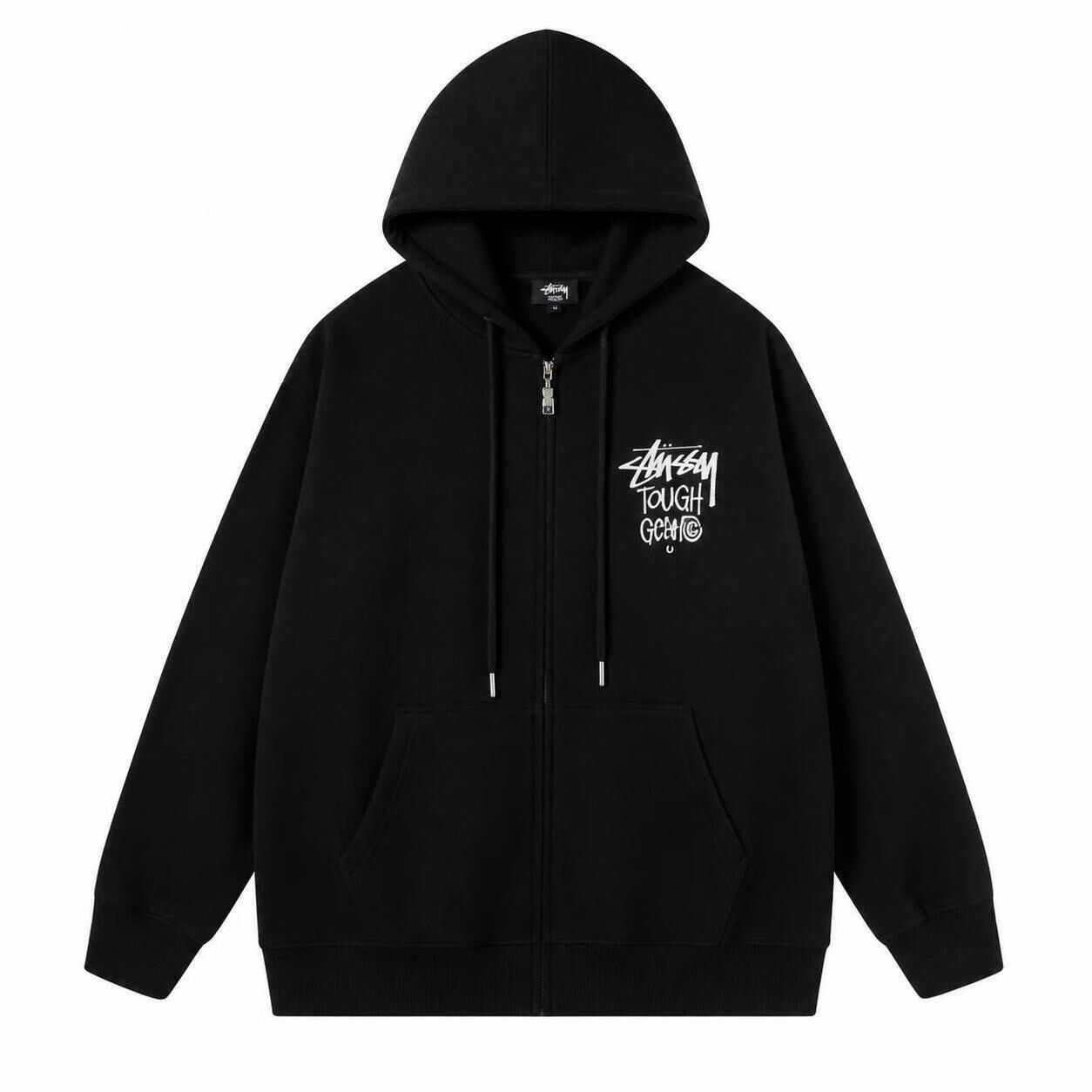 ステューシー ジップアップパーカー TOUGH GEAR ハーフジップパーカー