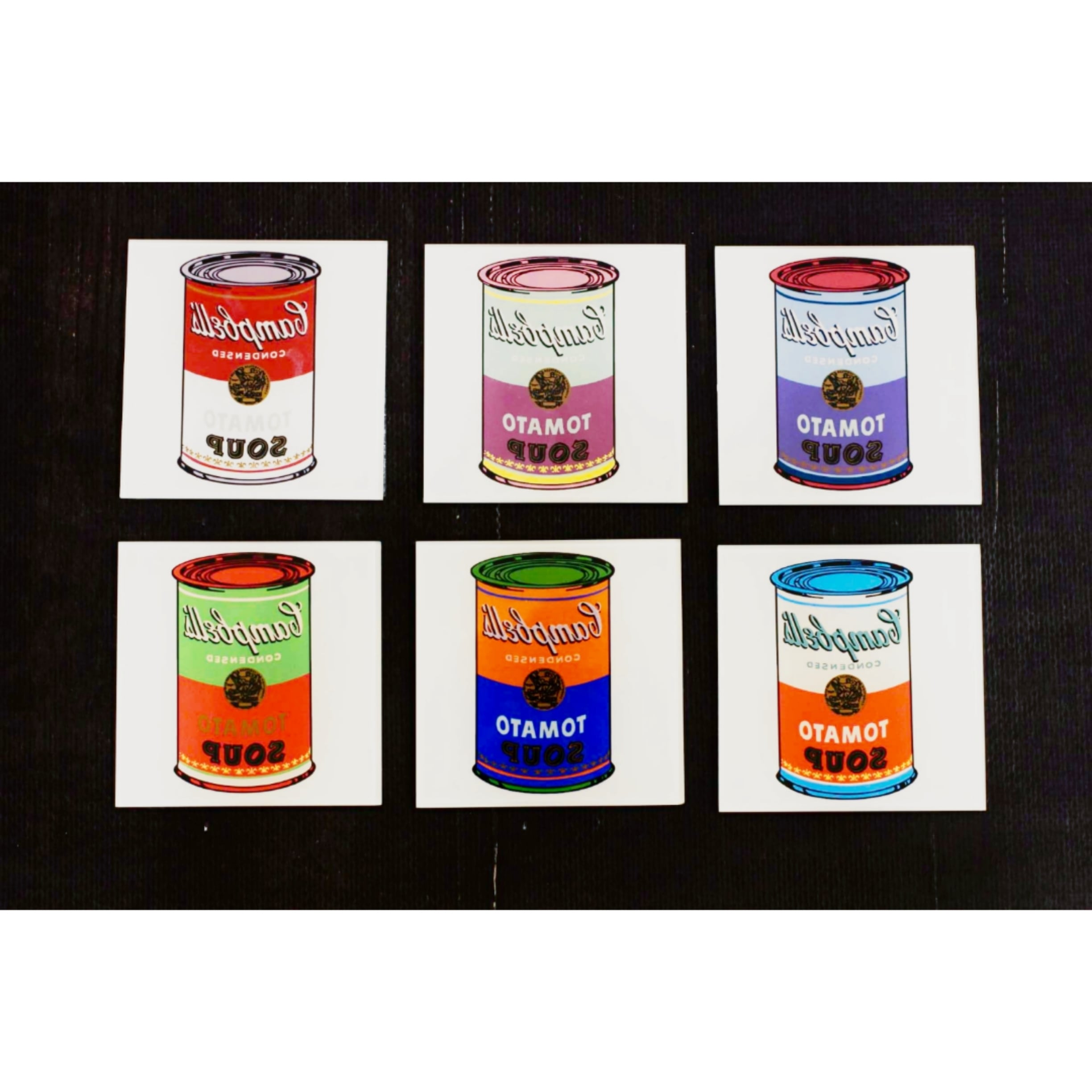 Andy　C0pernicus～コペルニクス～　C0pernicus　Warhol（アンディウォーホル）キャンベルスープ缶コースター6枚セット：浜松雑貨屋　浜松雑貨屋