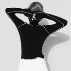 High-neck base layer t-shirt in a unique color(ME061)