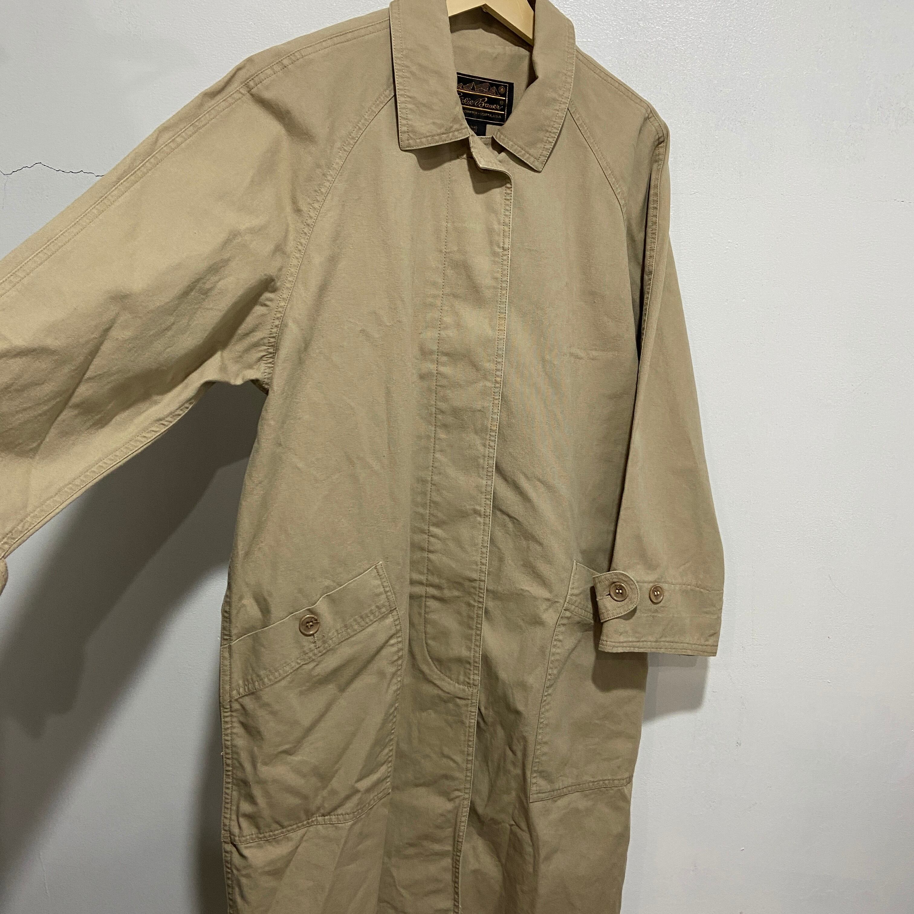 『送料無料』80s eddie bauer エディバウアー　ステンカラーコート　ビンテージ | 古着屋 Uan powered by BASE