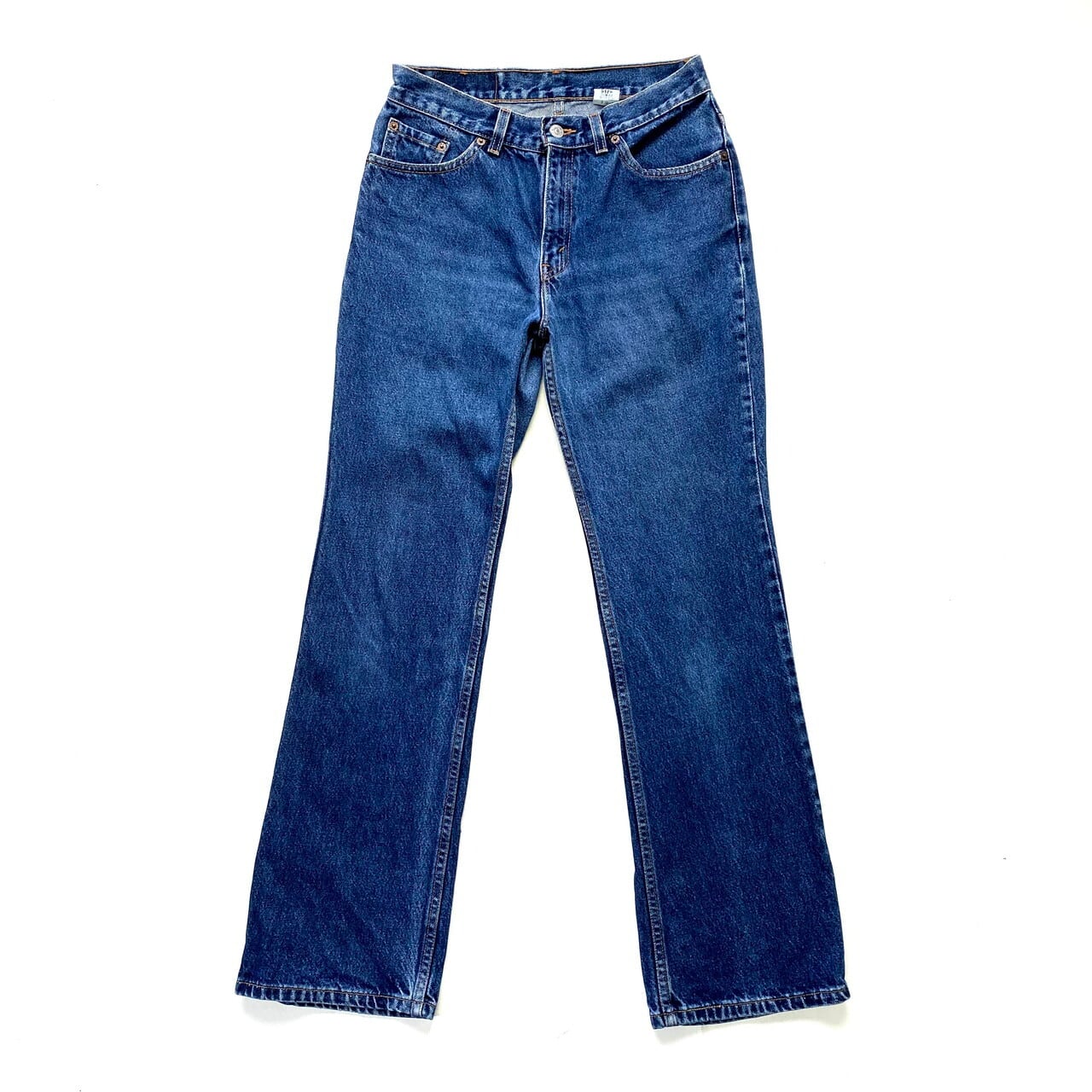 00s　vintage　Levi's 517　ブーツカット　フレアデニム　レッド