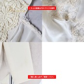 フラメンコ 衣装 エプロン ホワイト系 オフホワイト クリーム 白 刺繍 フリル レース リボン ダンス パーティ 発表会 飾り 装飾 おしゃれ かわいい エレガント