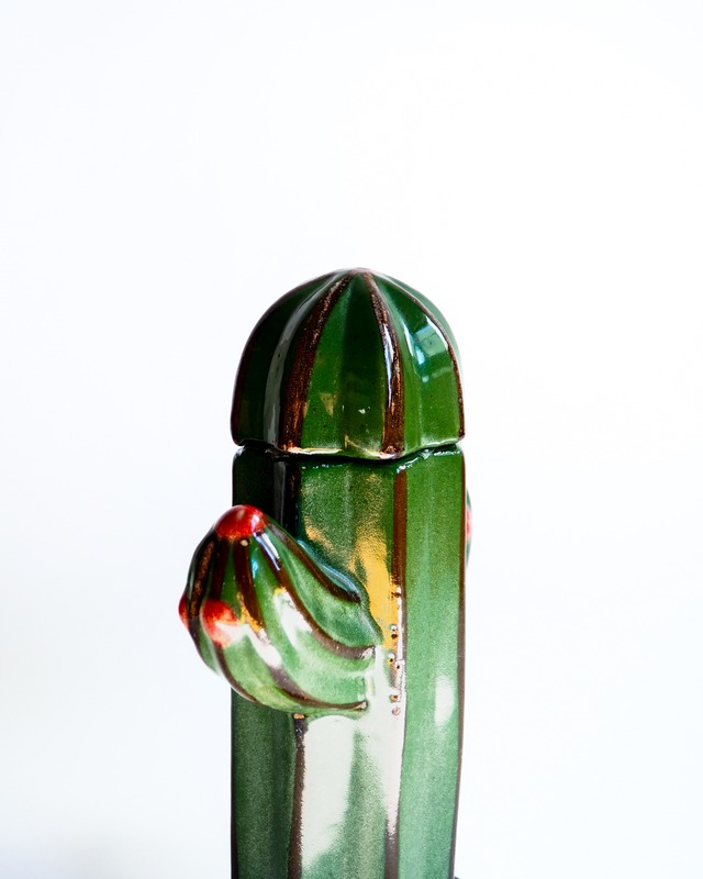 Cactus ceramic object made in Mexico