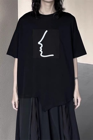 side face t-shirt