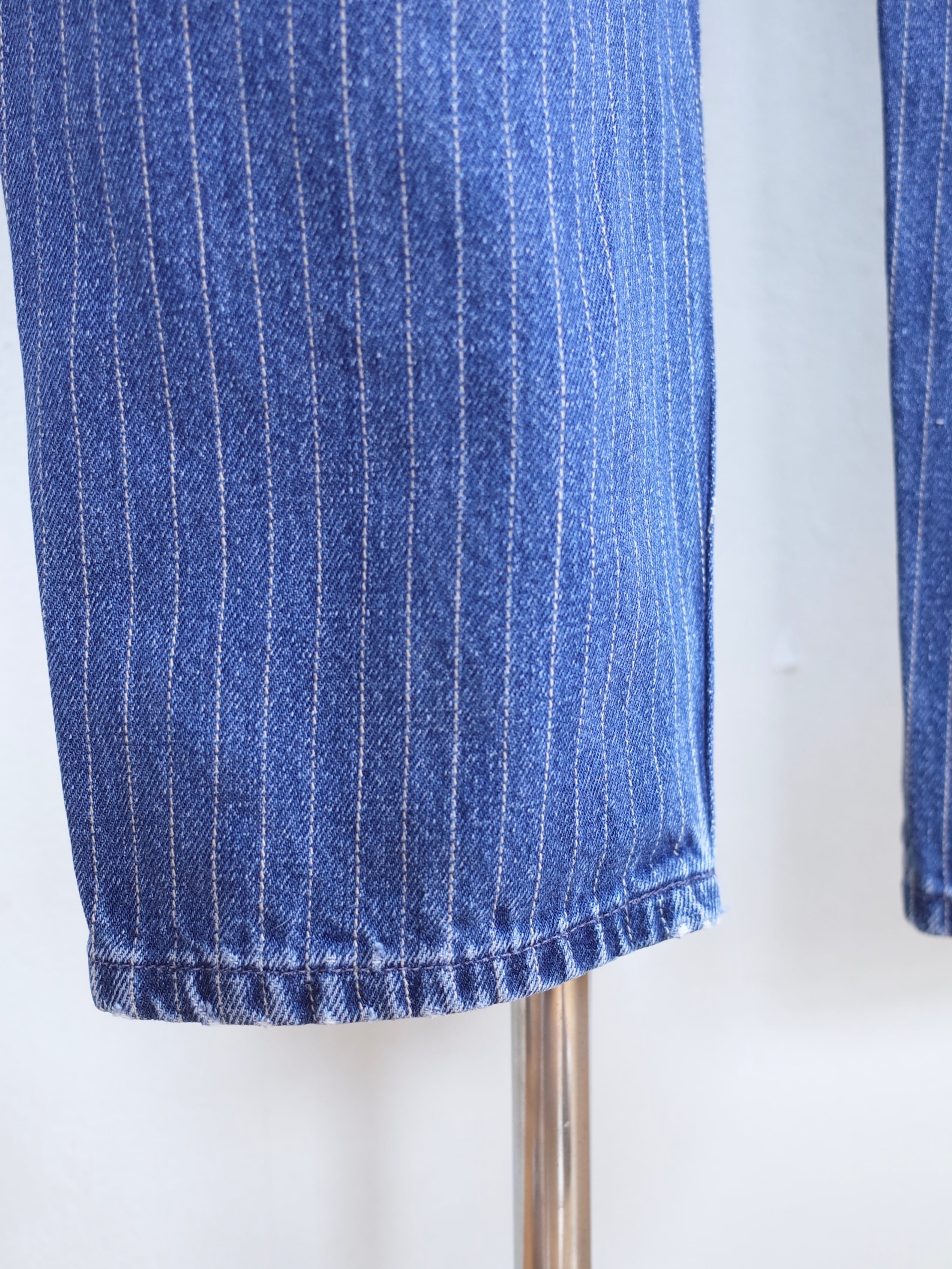 80s Lee stripe denim pants | port.