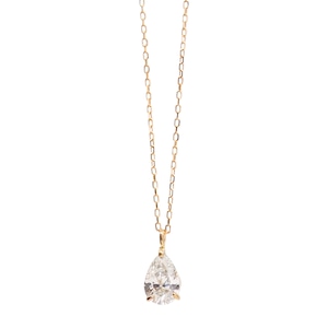 【select jewelry】K18YG diamond necklace (L/VS2/PS)