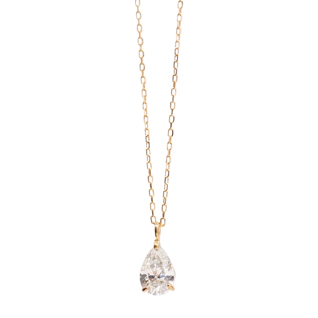 【select jewelry】K18YG diamond necklace (L/VS2/PS)