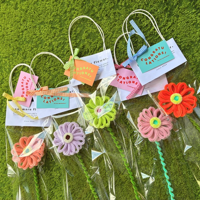 35種類から選べる！【卒業シーズン限定】＜5本セット＞Happy Graduation flower set 【卒業式】