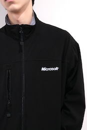 Microsoft logo design fleece lining jacket