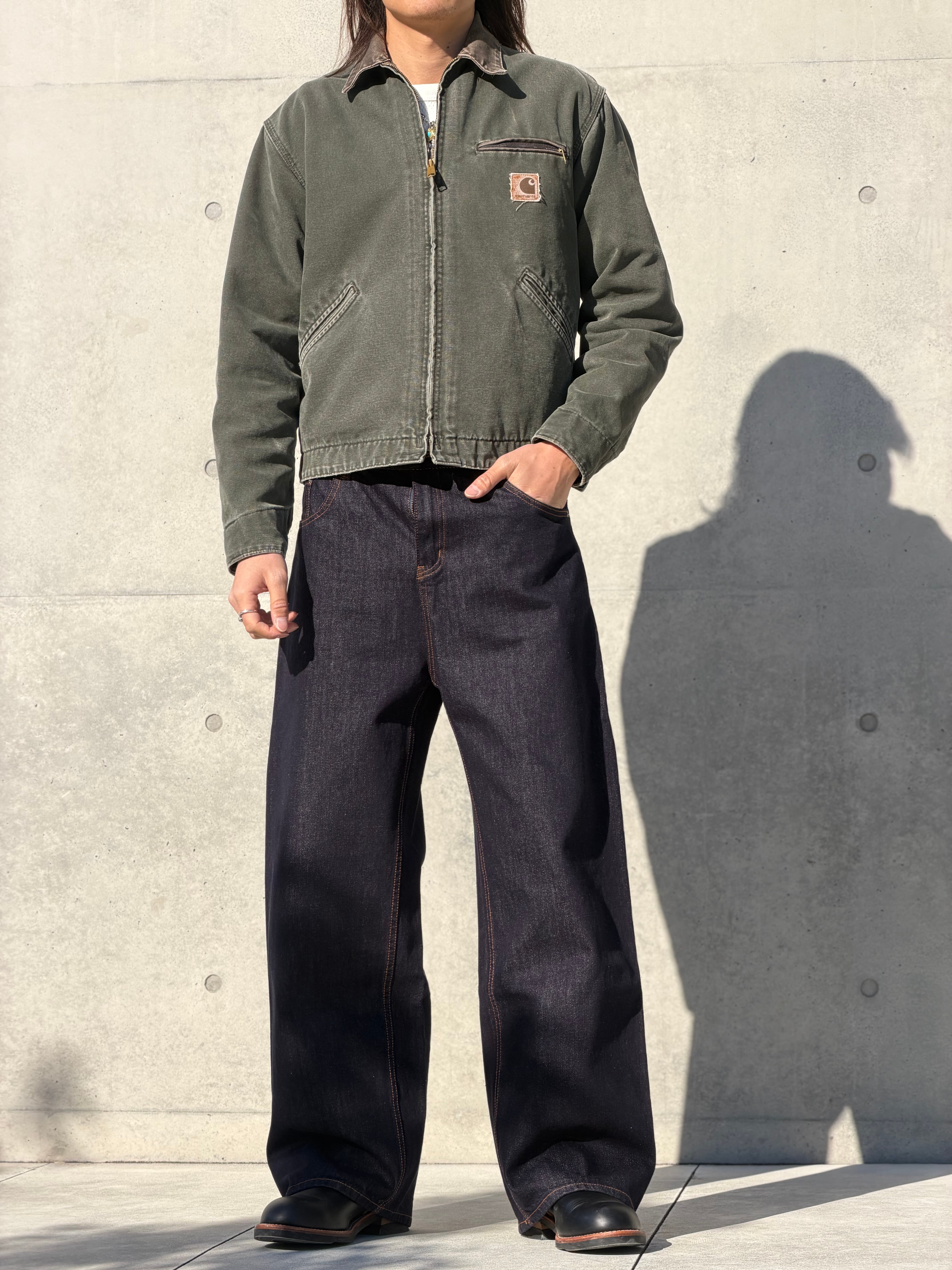 週間ランキング2位】Classic Buckle Semi-Wide Denim | 【ボトムス専門