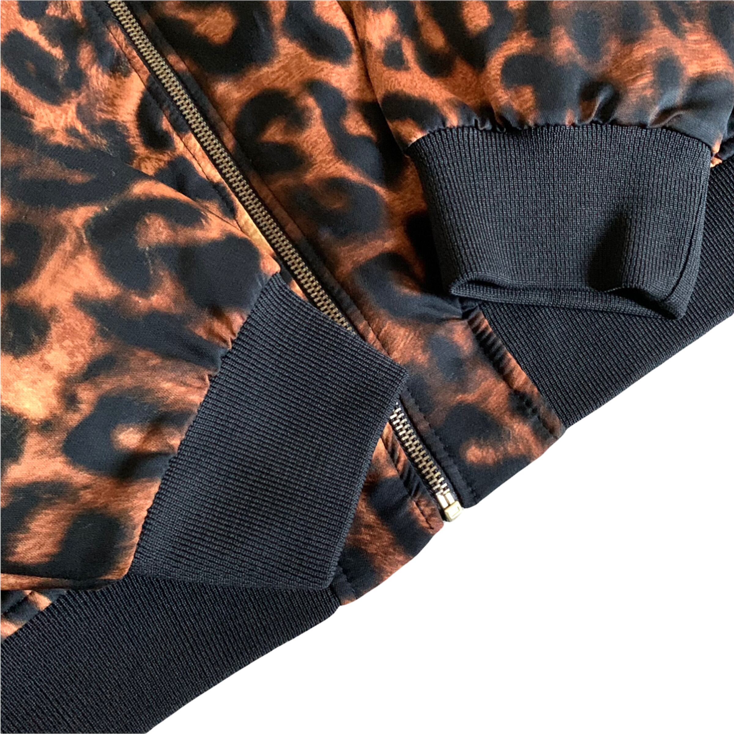 ZARA ザラ ブルゾン MA-1 レオパード ヒョウ柄 豹柄 Lサイズ ZARA ザラ ブルゾン MA-1 レオパード ヒョウ柄 豹柄 Lサイズ