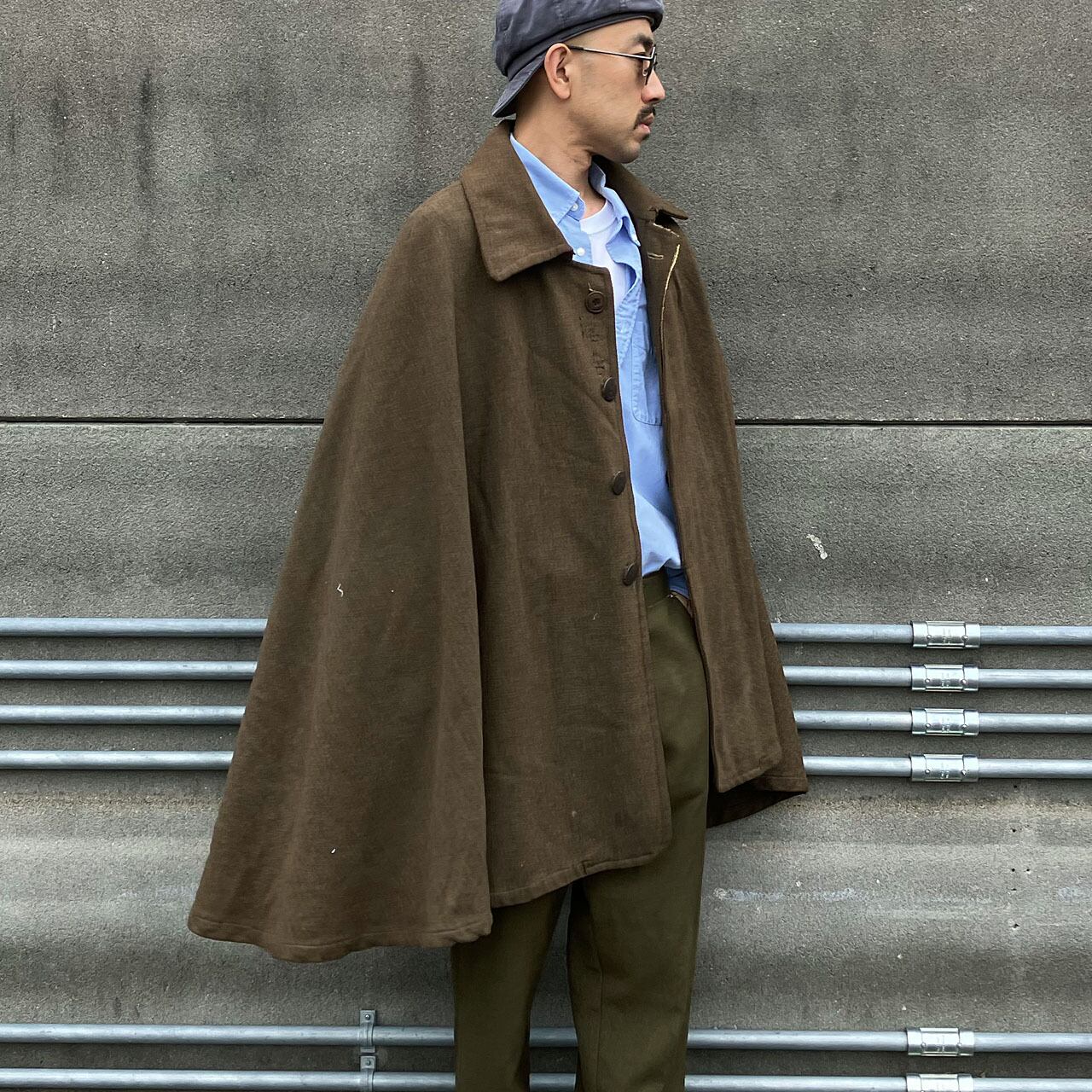 ジャパンヴィンテージ 旧日本陸軍 下士官用ウールマント 外套