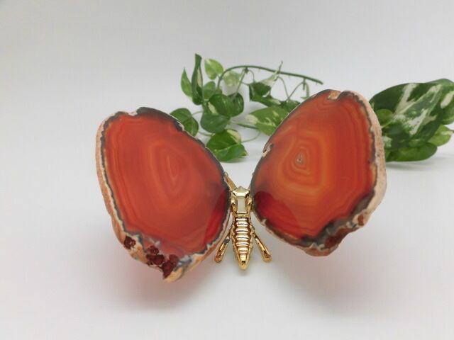 【瑪瑙】　ゴージャス蝶々　no.2