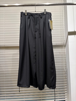 WOOL GABARDINE STANDAED BALLON PANTS