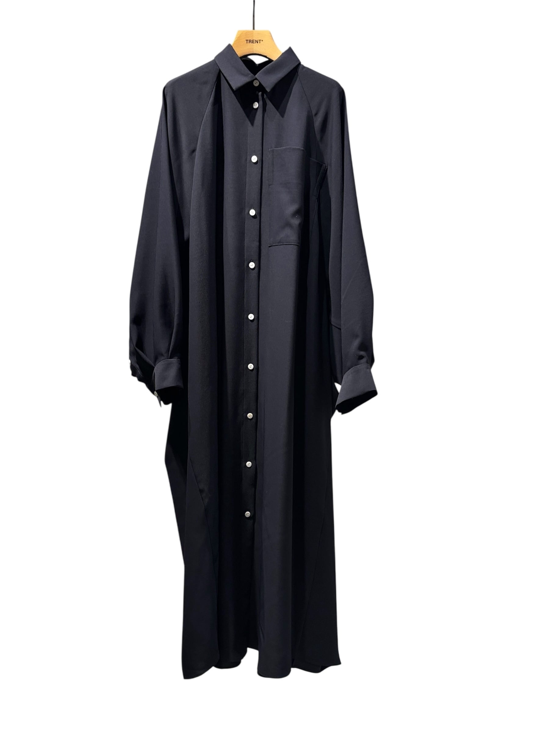 26SS】ENFOLD エンフォルド / CIRCLE TUCK DRESS / シャツワンピース