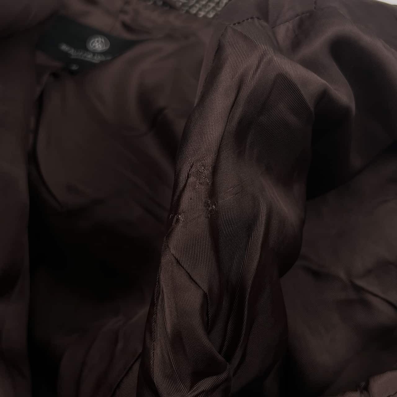 リネン混 BEAUTY & YOUTH ビューティーアンドユース ツイード ダブルコート M/レディース ユナイテッドアローズ