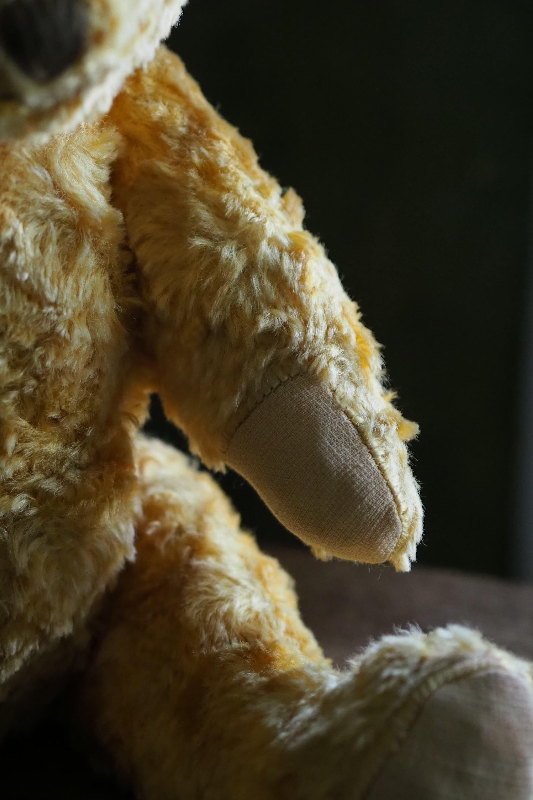 ブルーがかったシルバーブロンド アンティークベア テディベア ヴィンテージ 308]アンティーク/ヴィンテージ DDRベア 14cm | .usagi