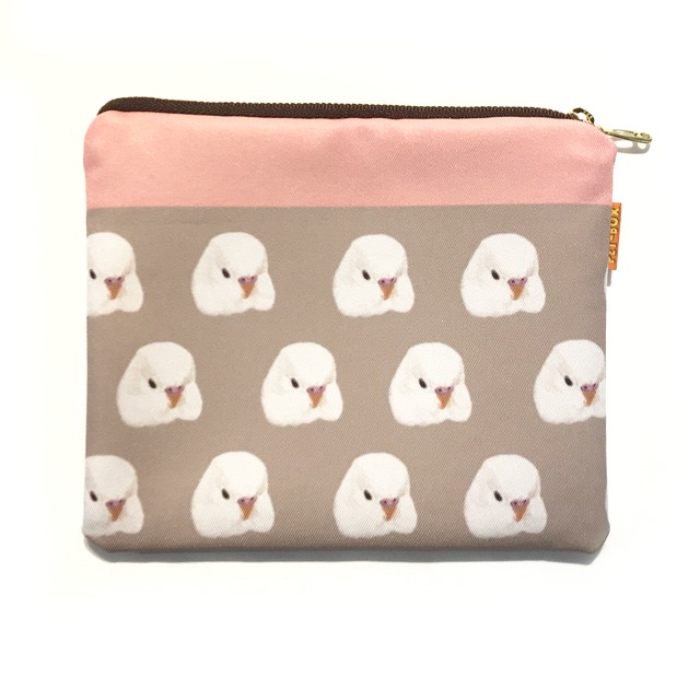 セキセイインコ アルビノ ポーチ L