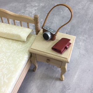 020-30150　ミニチュア家具　＊1/12サイズ＊　cabinet&shelf　ベッドサイドテーブル