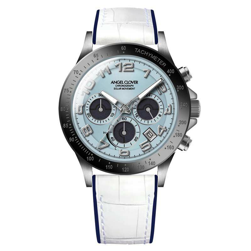 【ANGEL CLOVER】 LUCE SOLAR LUS44SBU-WH