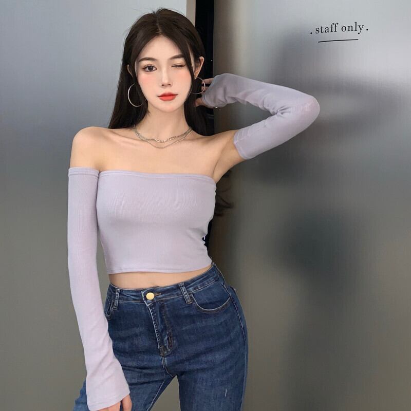 トップス サマー薄手ショートTシャツ 夏物 ガールズファッション75433671451