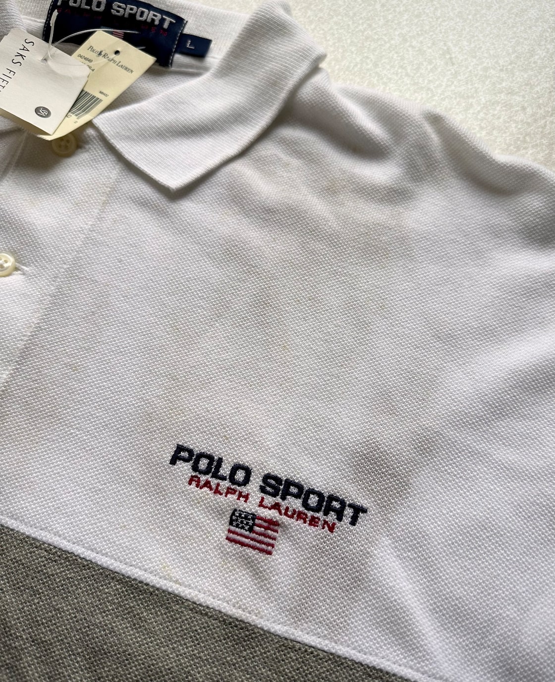 DEAD STOCK 90s “ RALPH LAUREN - POLO SPORT ” S/S CLASSIC POLO 