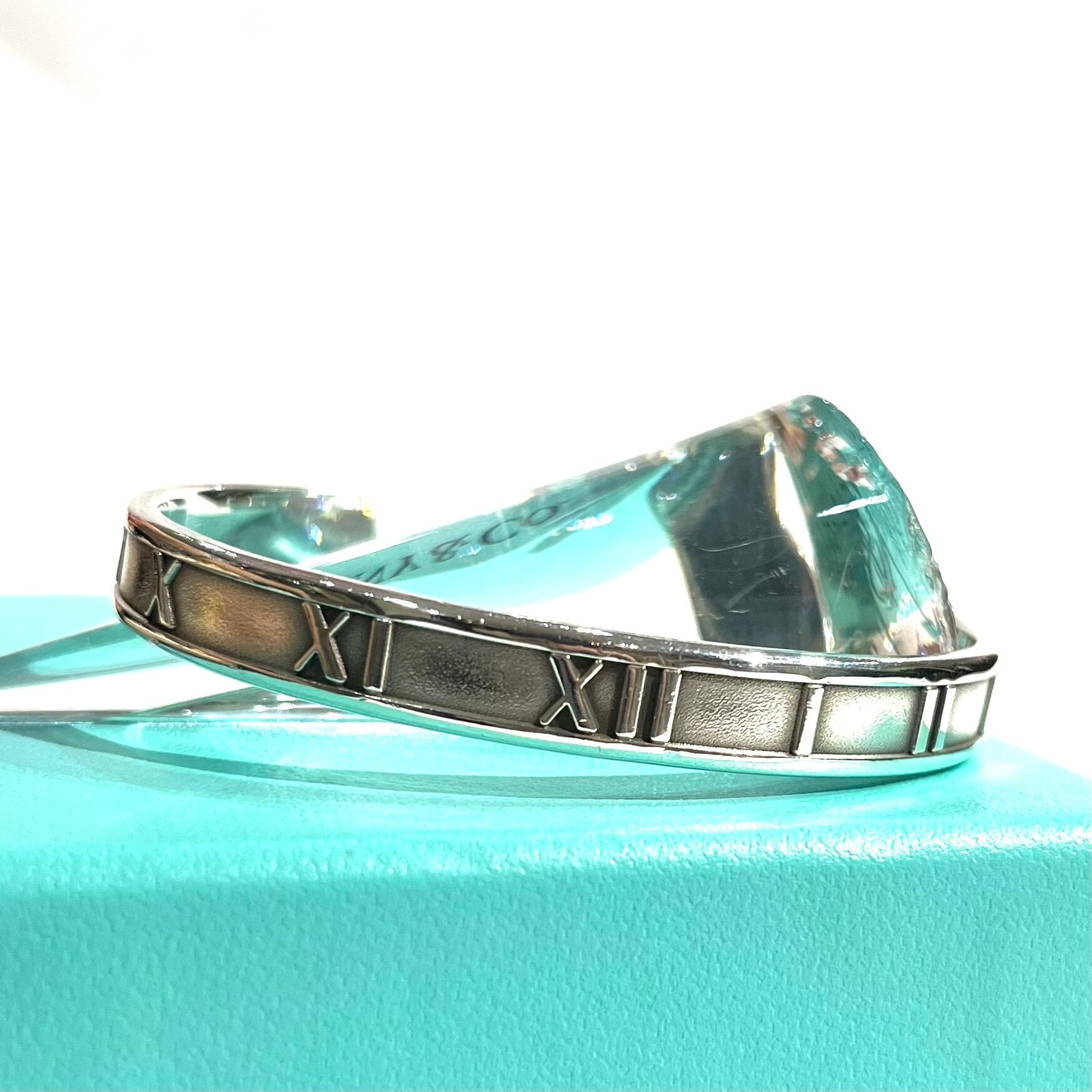 TIFFANY&CO】t1990 アトラス オープンバングル／シルバー925／洗練
