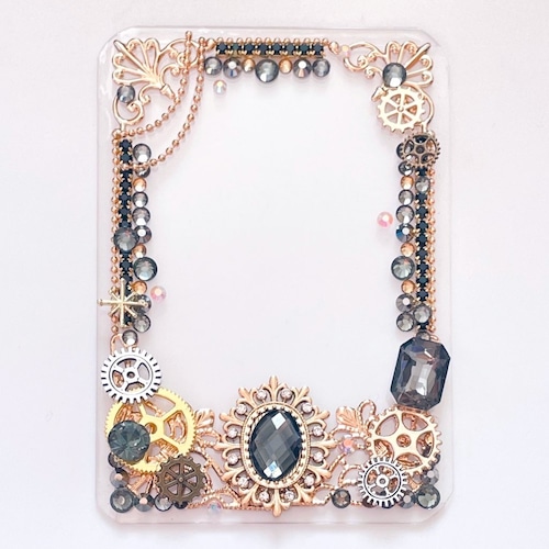 №062 飾れる！持ち歩ける！硬質カードケース デコ 硬質ケース