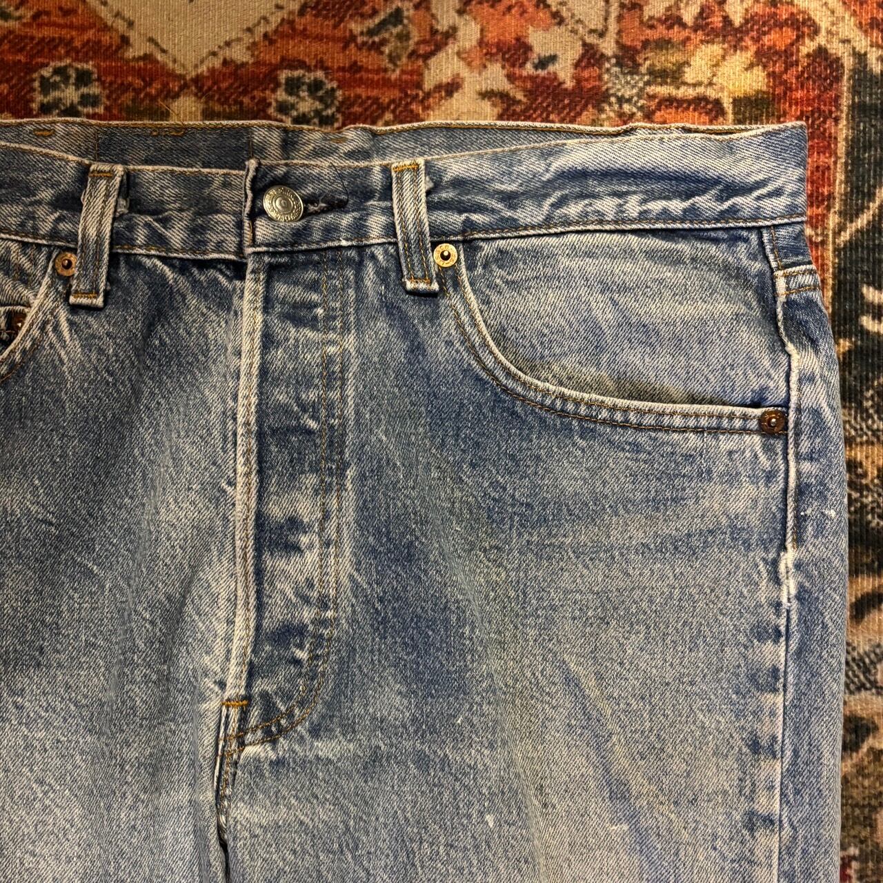 80s USA製 Levi's 501 ハチマル 後期 デニムパンツ W33 L36 W80cm