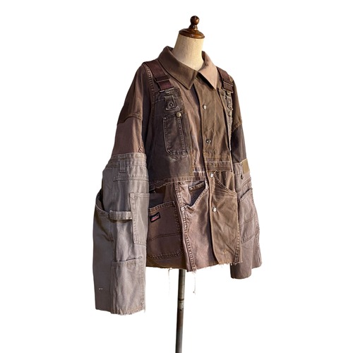 Rebuild duck Oversized jacket brown