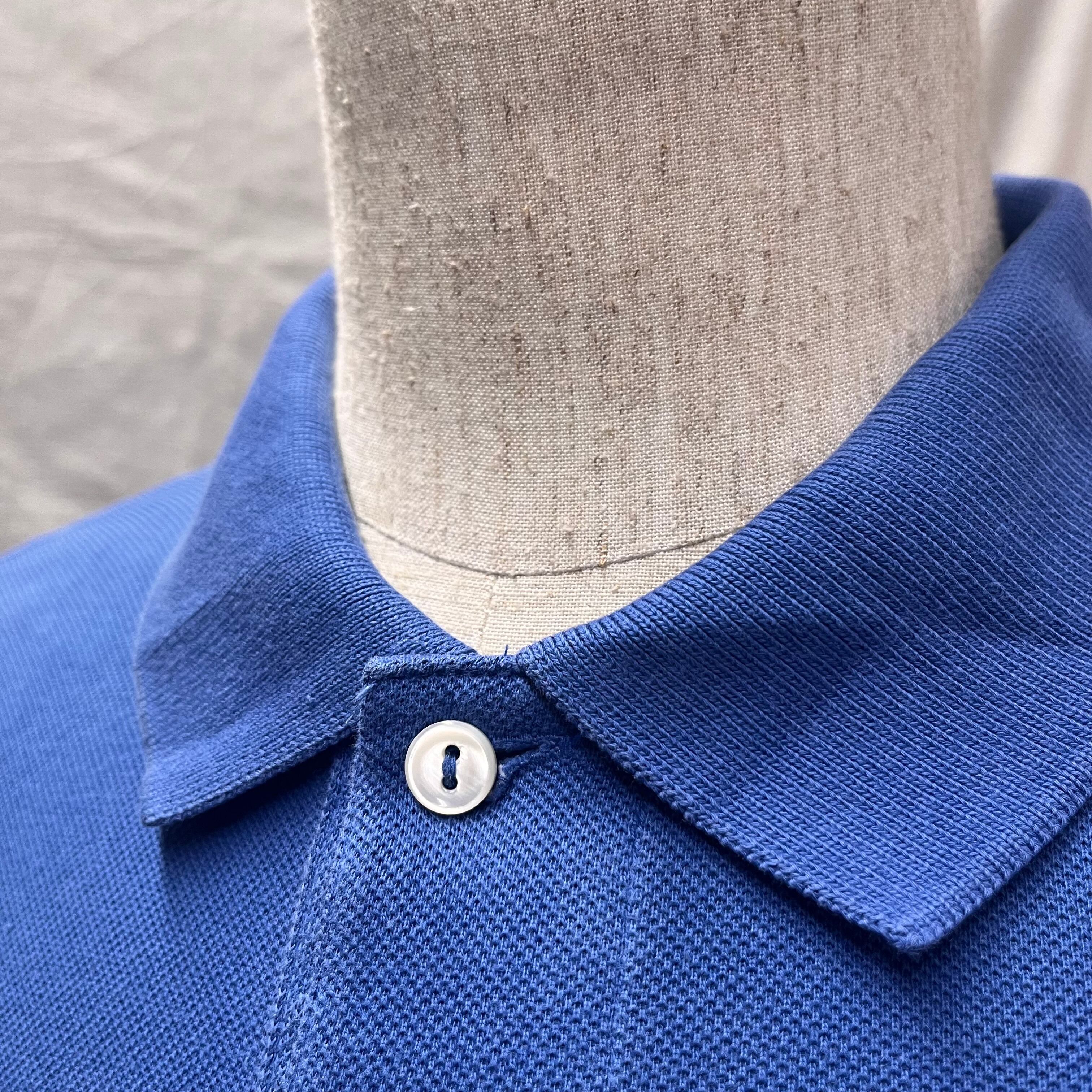 80s French LACOSTE long sleeves Polo shirts / France【b'2372