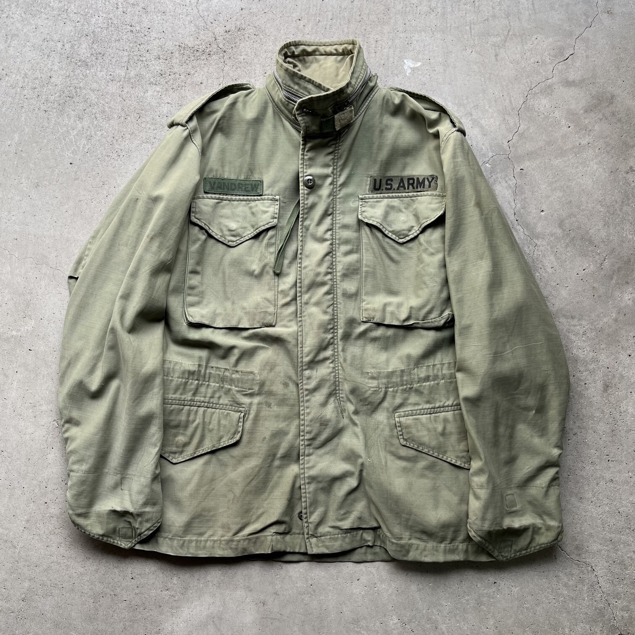 68年納品 60年代 U.S.ARMY 米軍実品 M-65 ミリタリー フィールド 