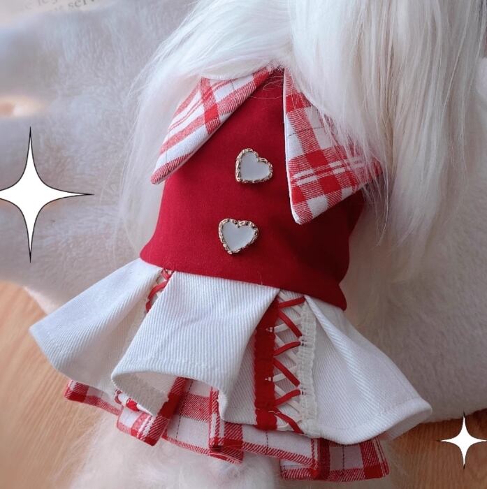 《予約》№3102333 ハートボタンワンピース