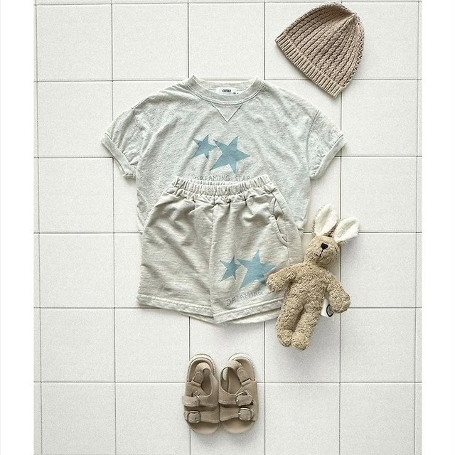 〚予約〛Star Ribbed Tee  <kids>