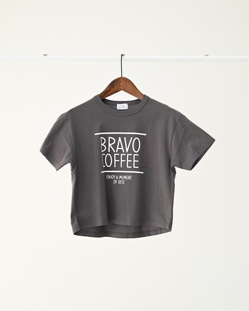 FOV(フォブ) / BRAVO Tシャツ / チャコールグレー / 90-160cm